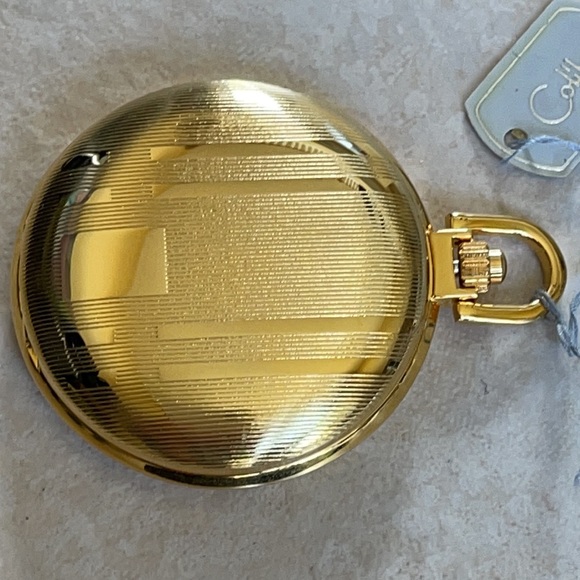 Colibri pocket Watch battery gold tone w/date - Picture 3 of 6